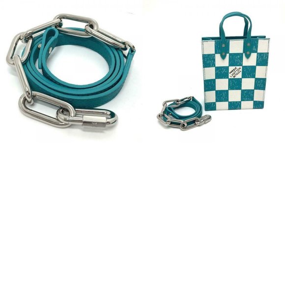 UNUSED LOUIS VUITTON N60495 Damier checkerboard Sac PlatXS Shoulder Bag - Picture 9 of 11